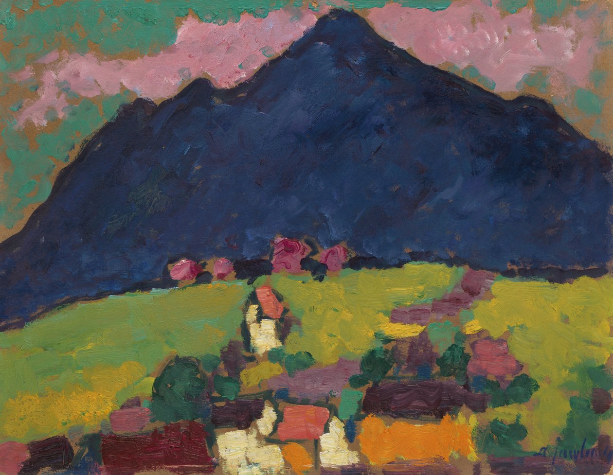 Murnau, 1910. af Alexej von Jawlensky