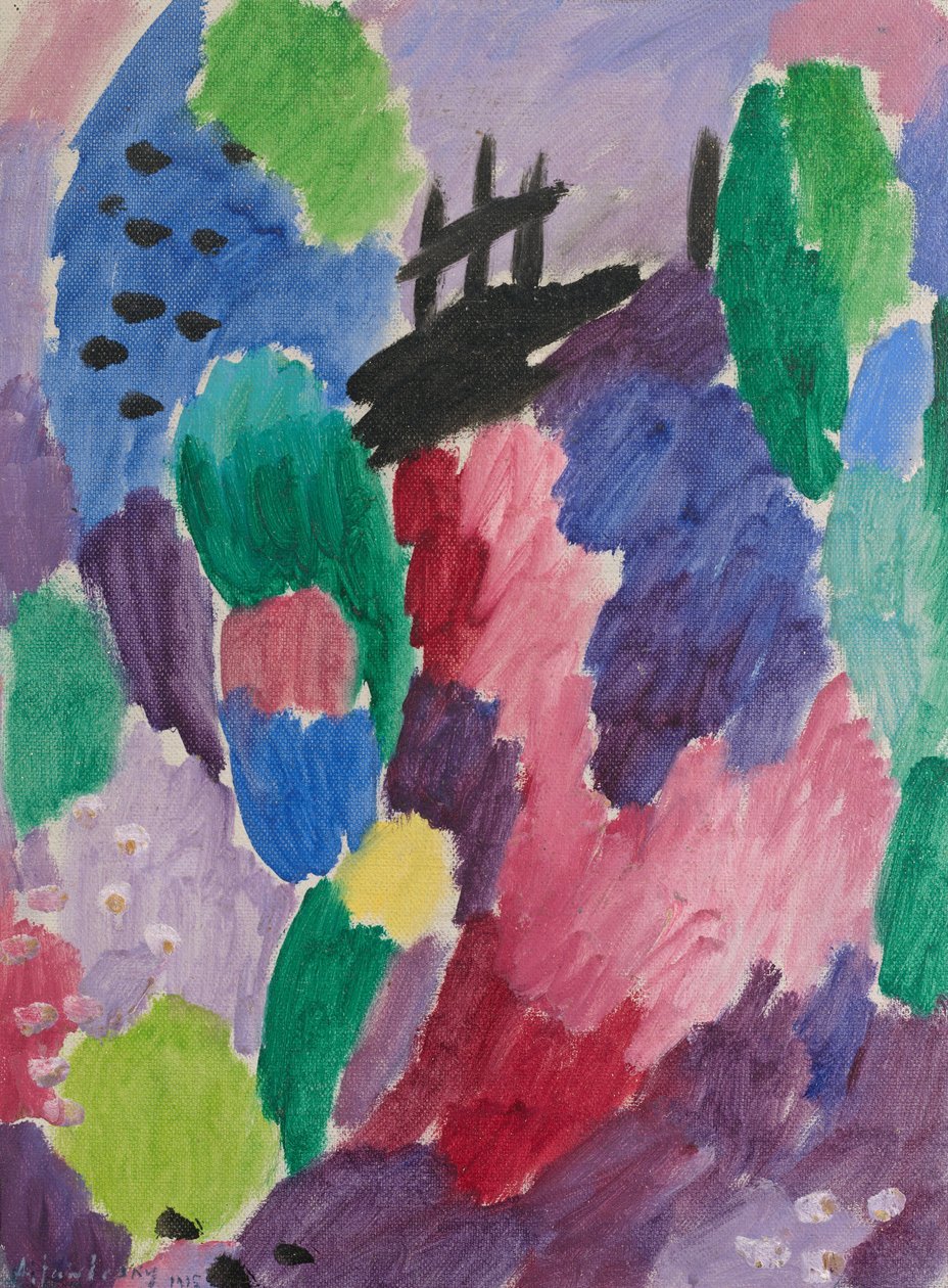 Red Path, St. Prex, 1915. af Alexej von Jawlensky