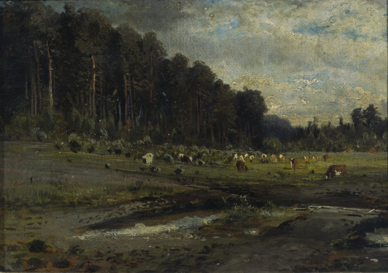 Elk Island og Sokolniki, 1869. af Alexei Kondratyevich Savrasov