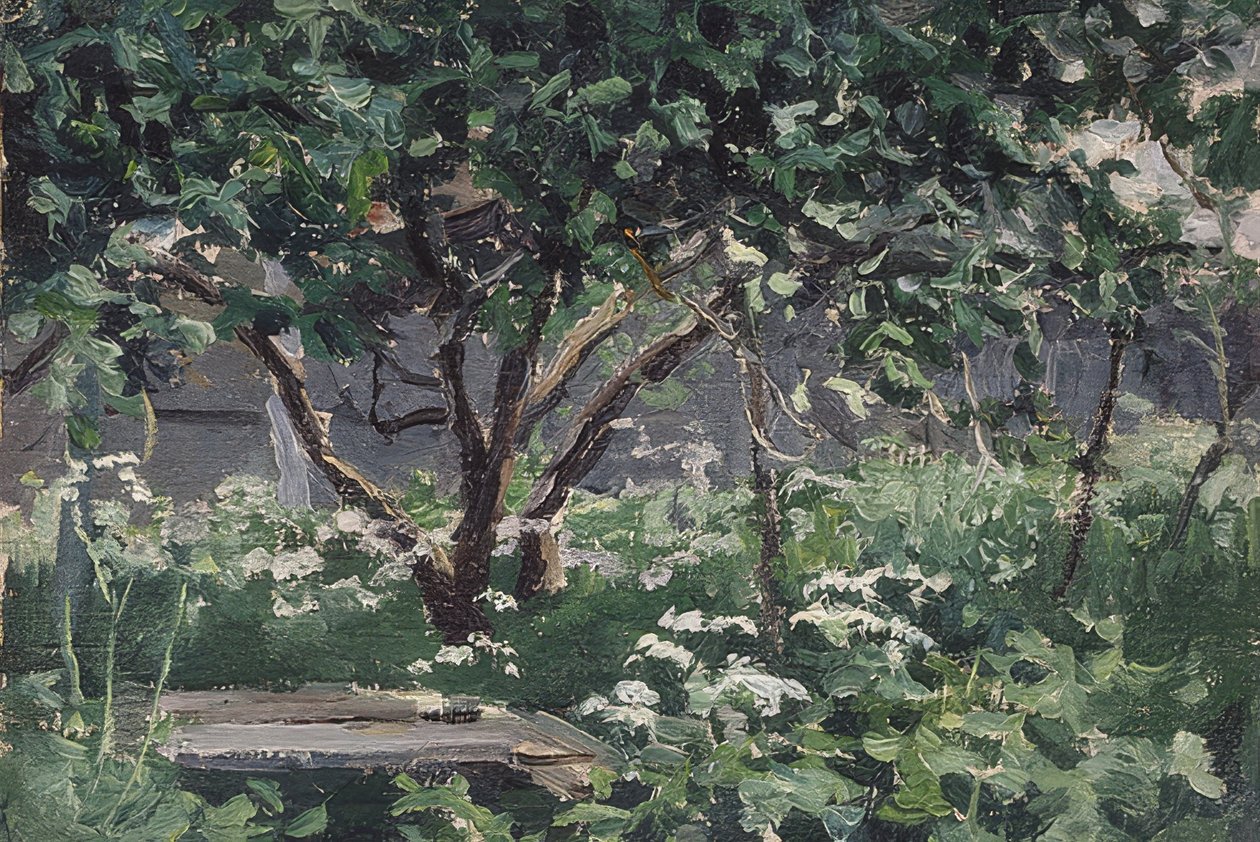 Det ene hjørne af haven. 1900-10 af Alexei Steipanovitch Stepanov