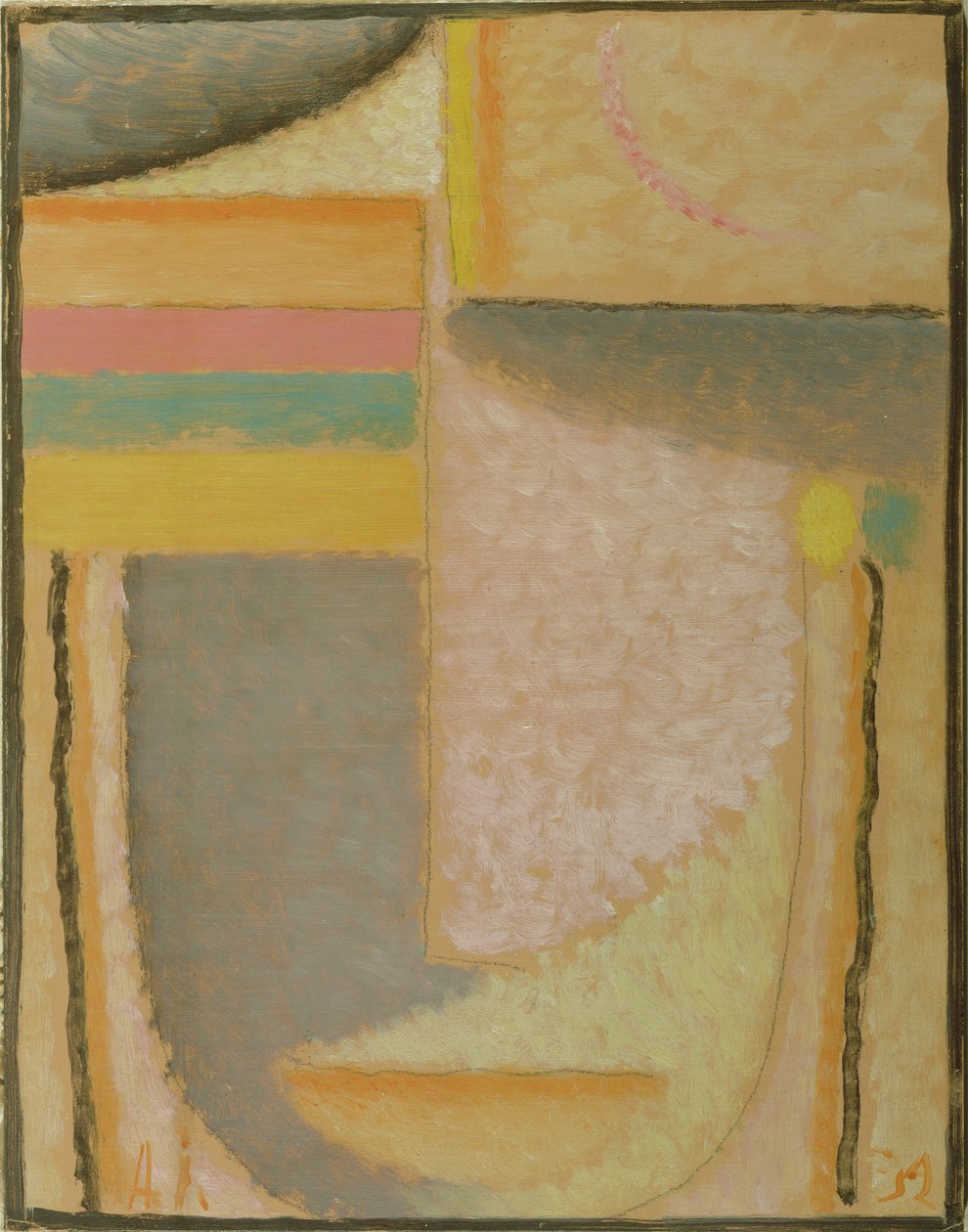 Den sidste stråle, 1931 af Alexej von Jawlensky