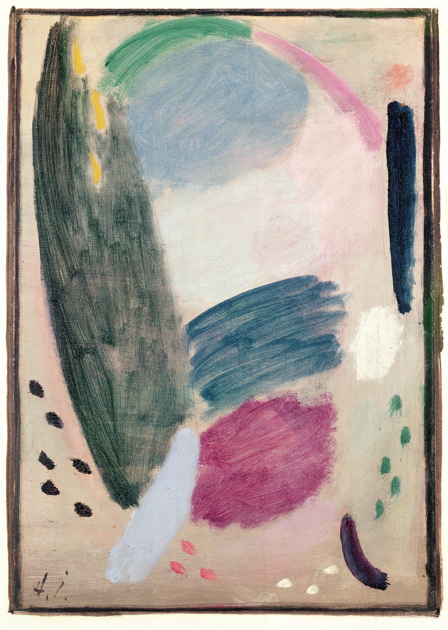 Drømmer, søndag morgen, Ascona af Alexej von Jawlensky