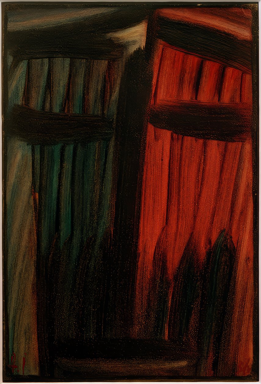 Stor meditation: Beherskede gløder af Alexej von Jawlensky