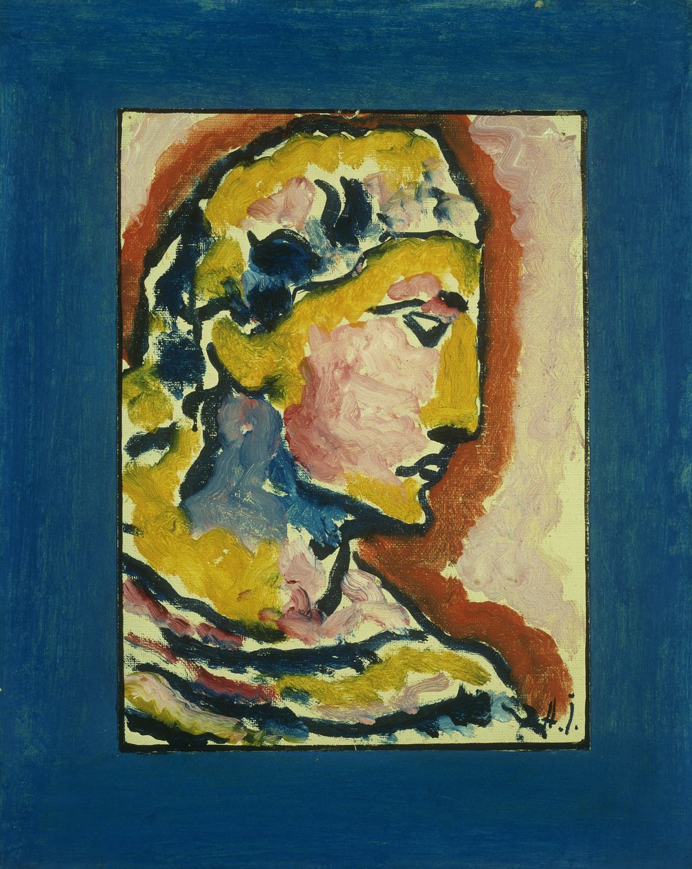 hoveder; leder, 1930 af Alexej von Jawlensky