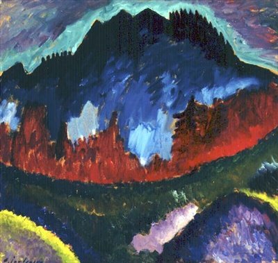 Landskab nær Oberstdorf af Alexej von Jawlensky
