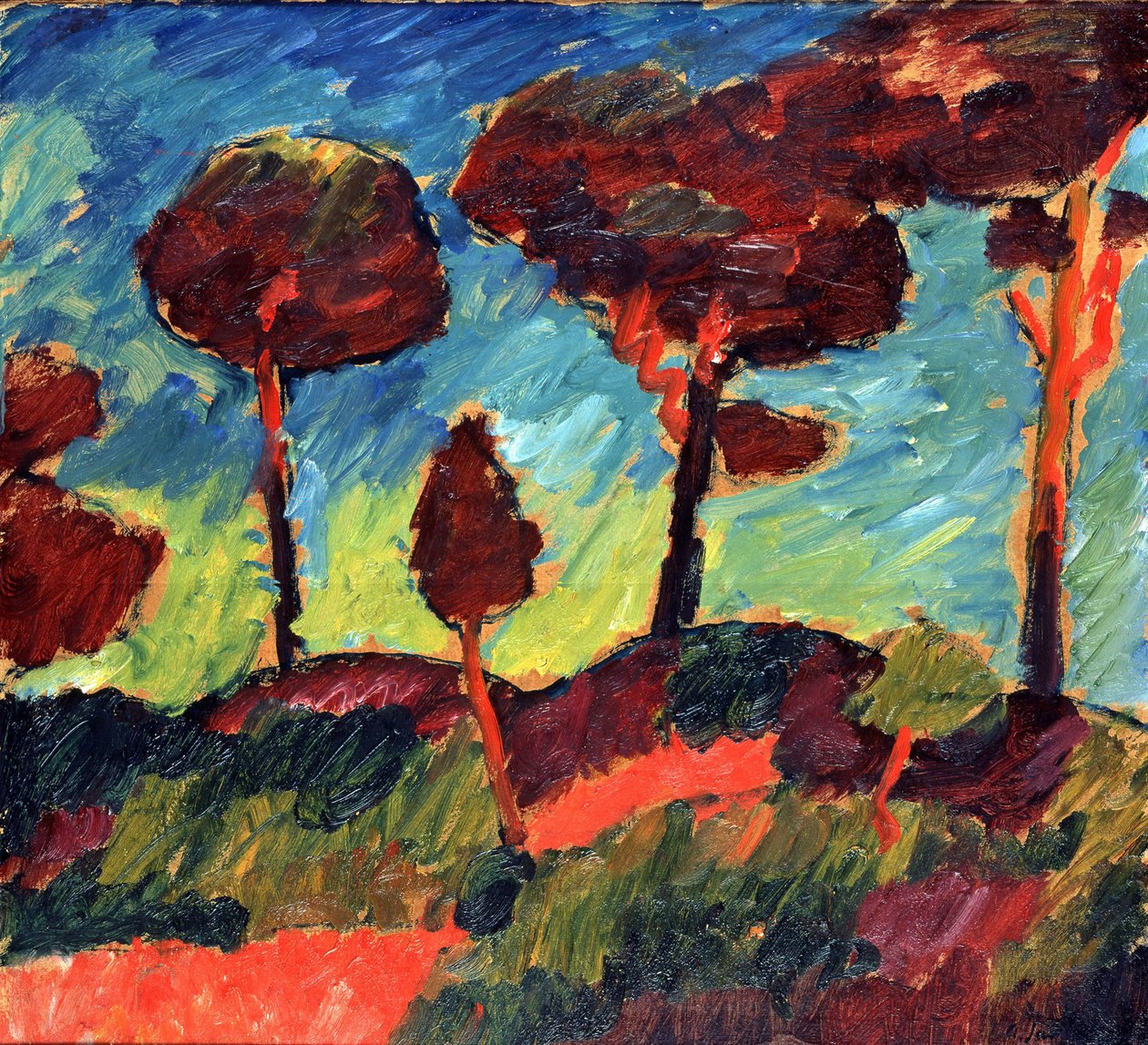 Pines i Prerow af Alexej von Jawlensky