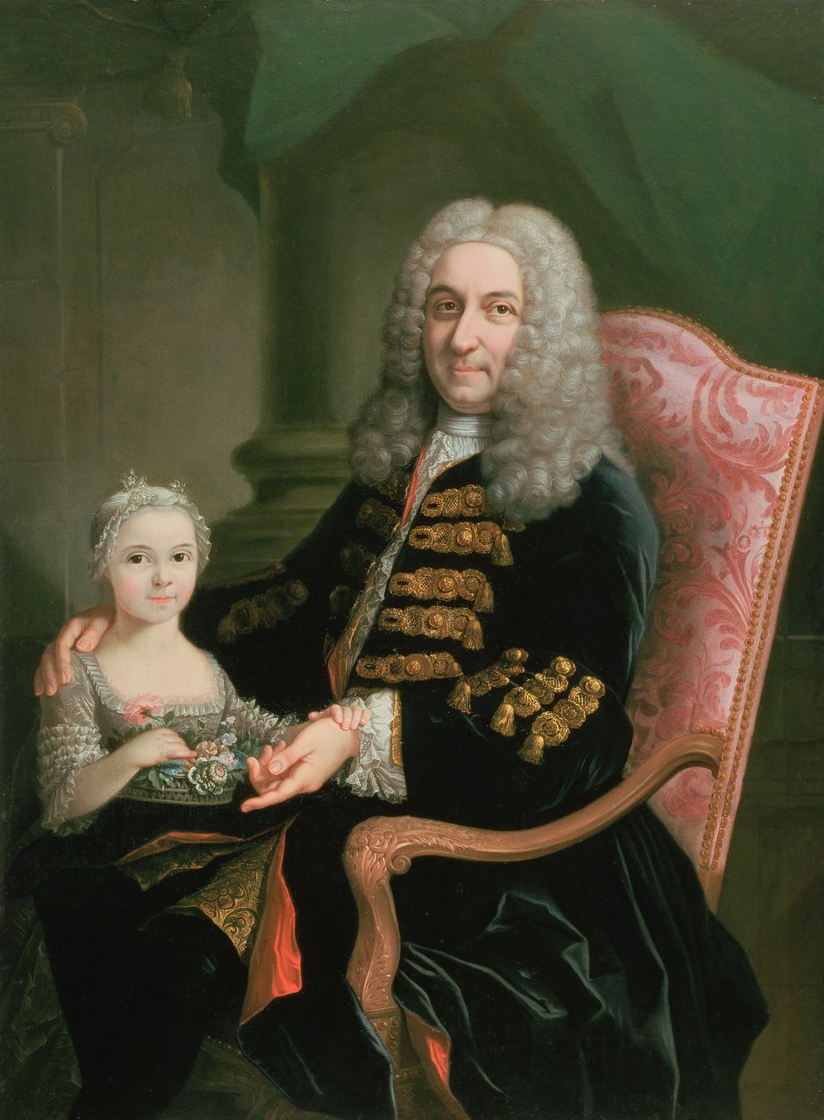 Dobbelt-portræt af Alexis Simon Belle