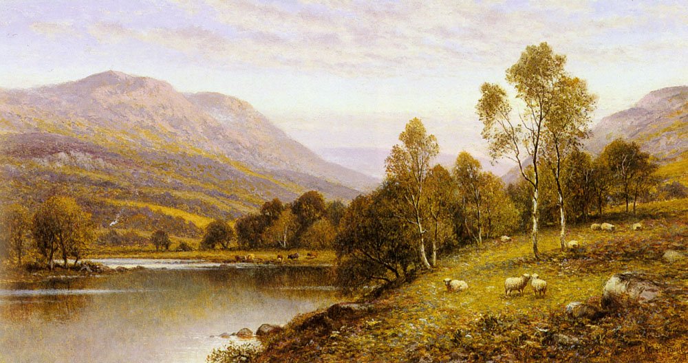 Tidlig aften, Cumbria af Alfred Augustus Glendening
