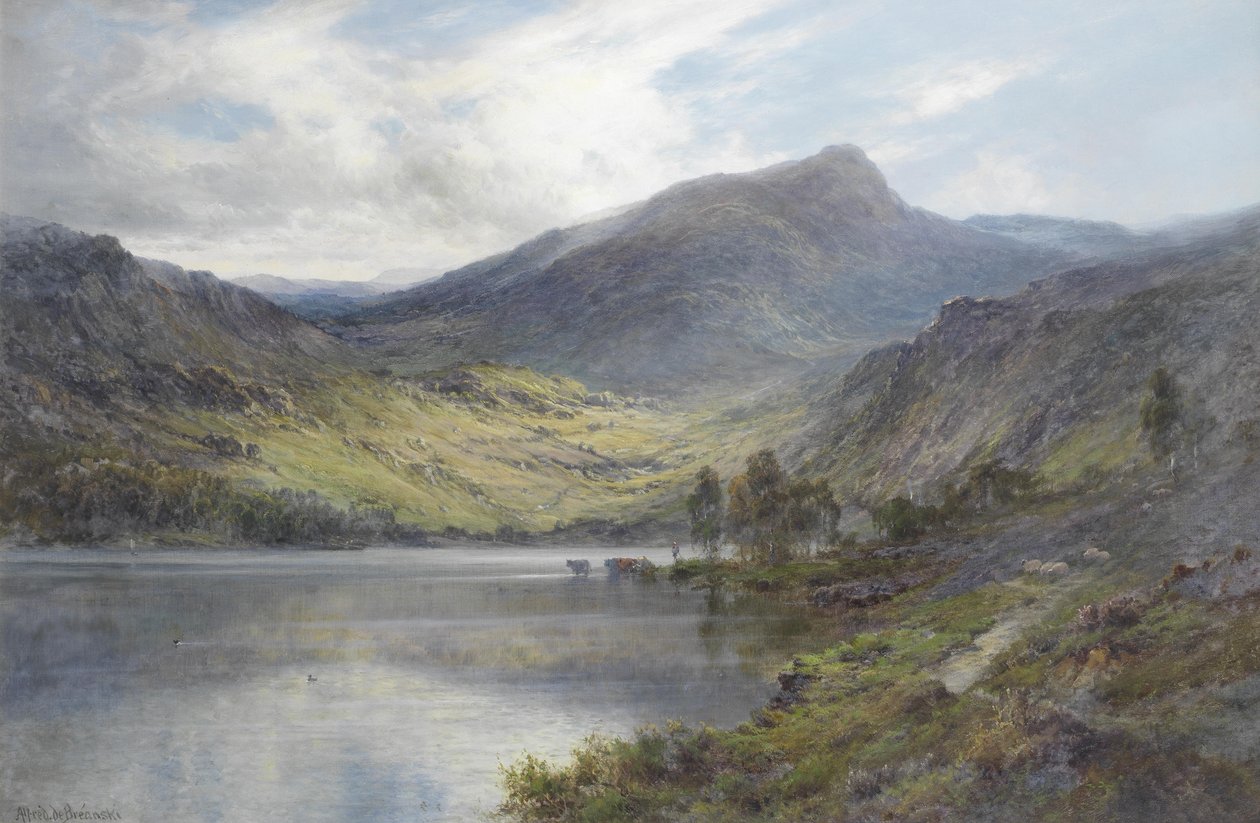 Loch Ness af Alfred de Breanski