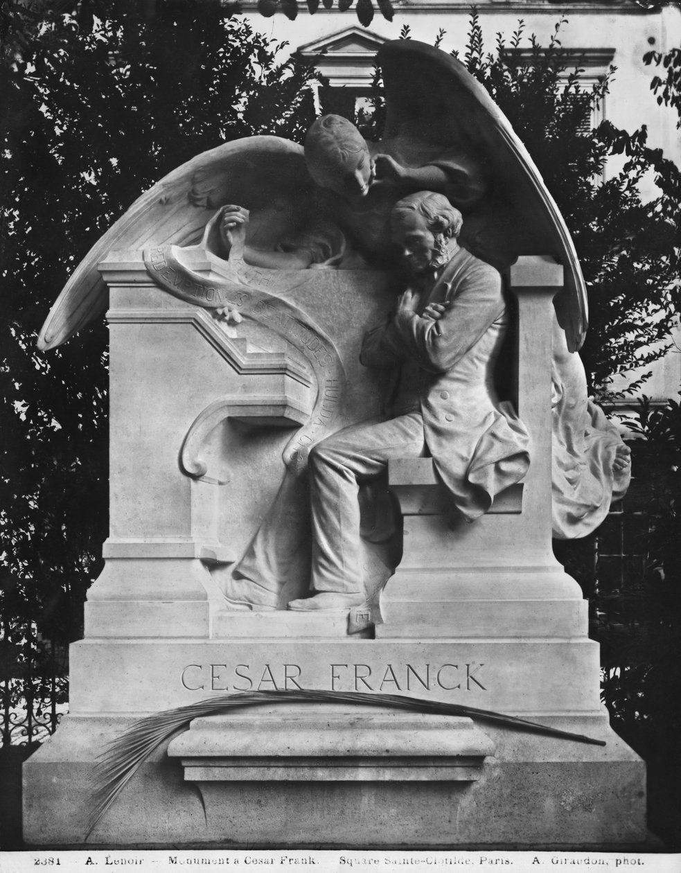 Monument til Cesar Franck, pladsen St. Clotilde, 1891 (marmor) (se også 76561, 76562) af Alfred Charles Lenoir
