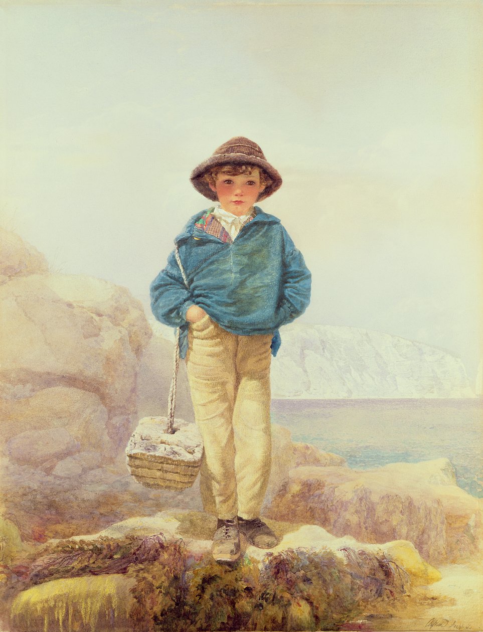 Young England - En fiskerdreng af Alfred Downing Fripp