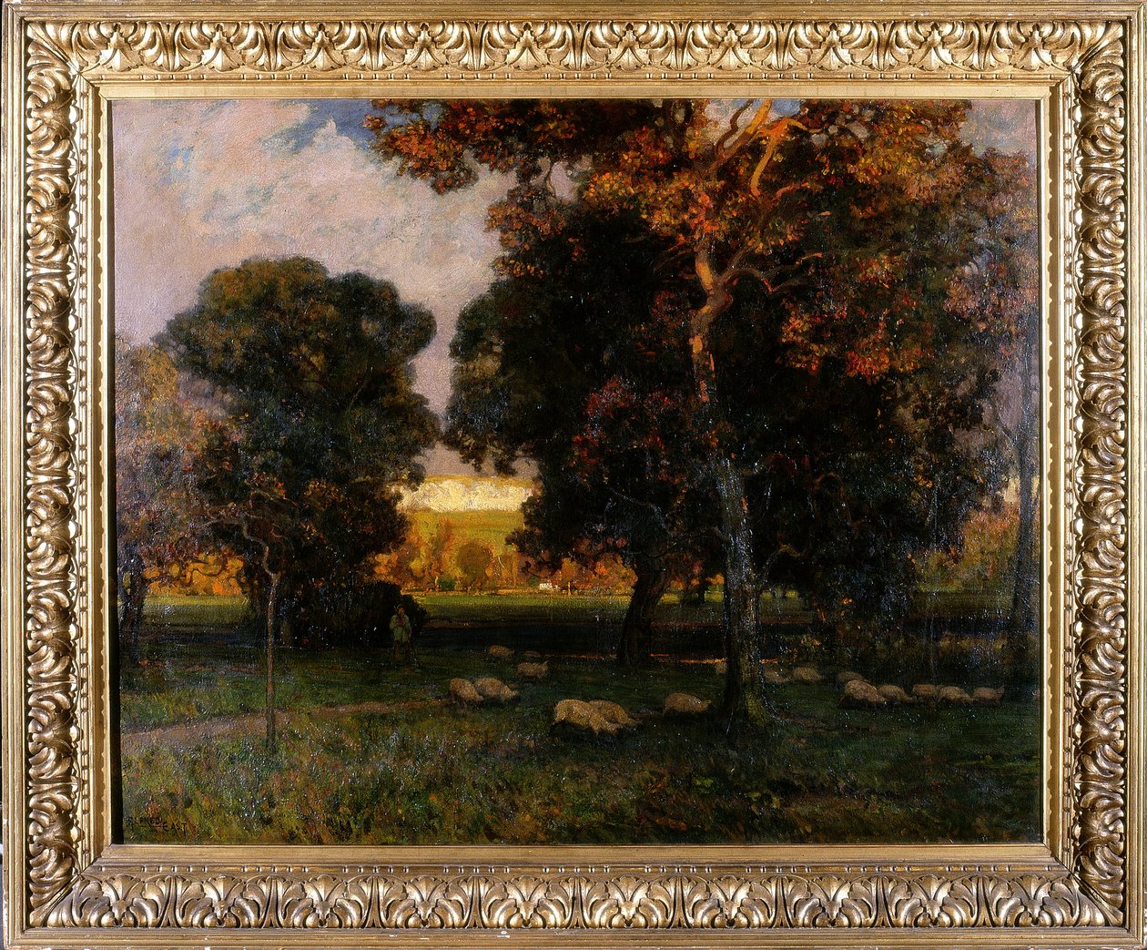 Et glimt før stormen, ca. 1900 af Alfred East