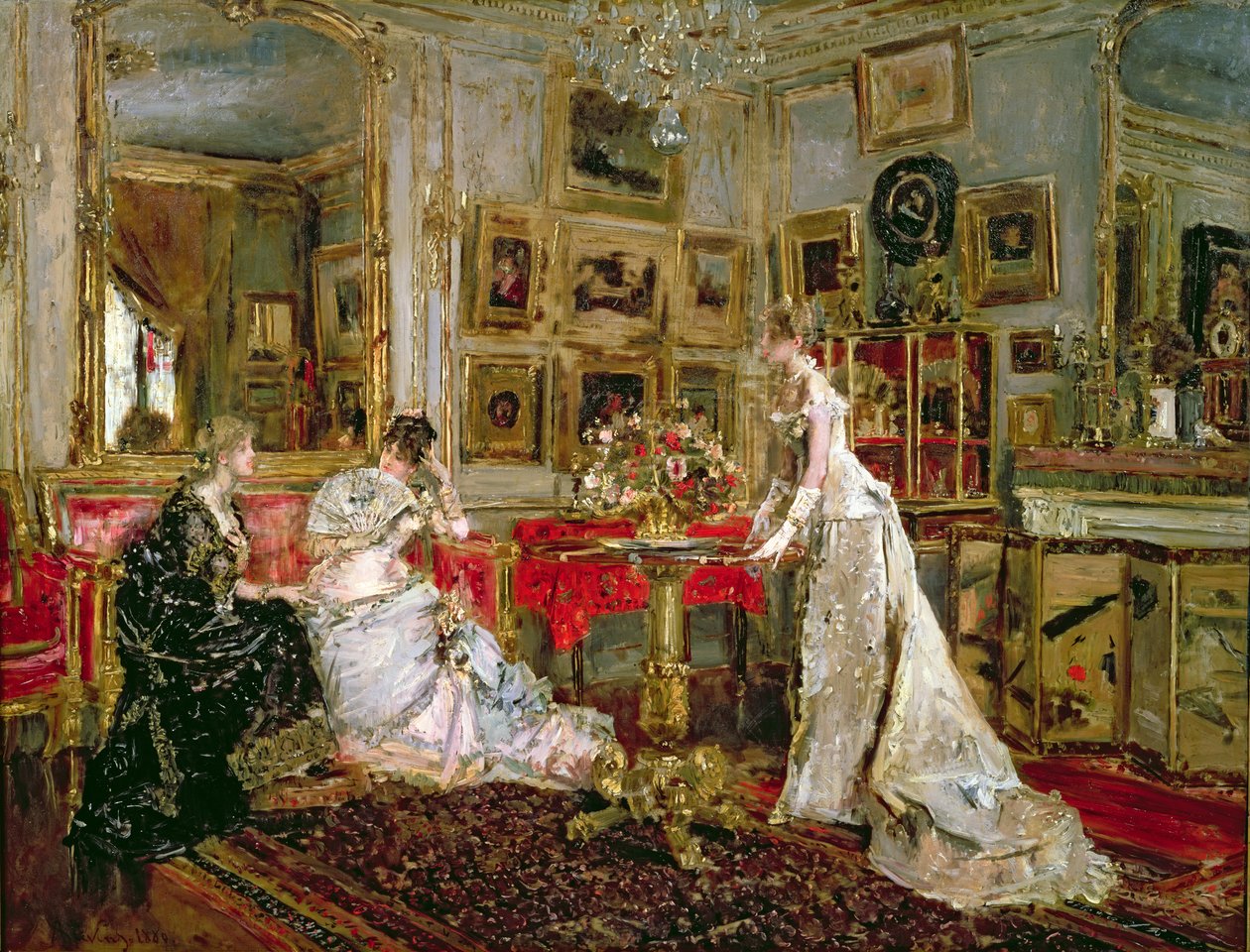 Besøger af Alfred Emile Stevens