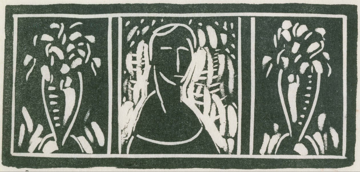 Linoleum Cut with Tribute af Sherwood Anderson af Alfred Henry Maurer
