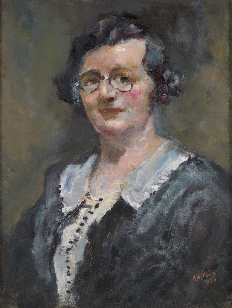 Portræt af Miss I. Robertson af Alfred Henry O Keefe