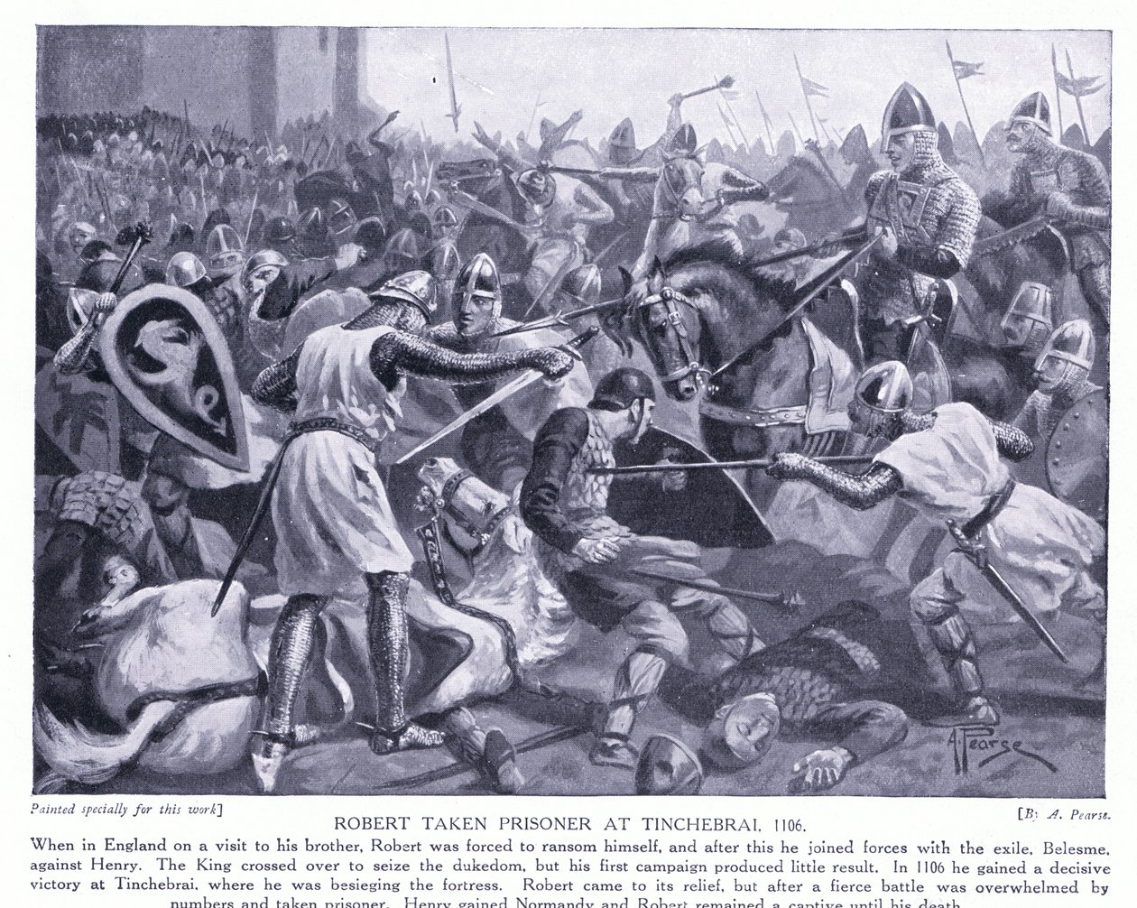 Robert taget ved Tinchebrai AD1106, 1920