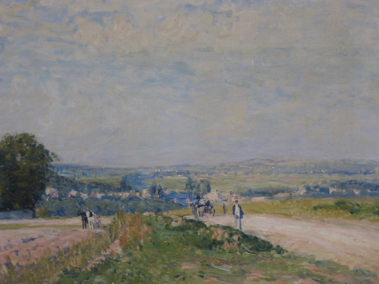 Chemin de Montbuisson i Louveciennes af Alfred Sisley