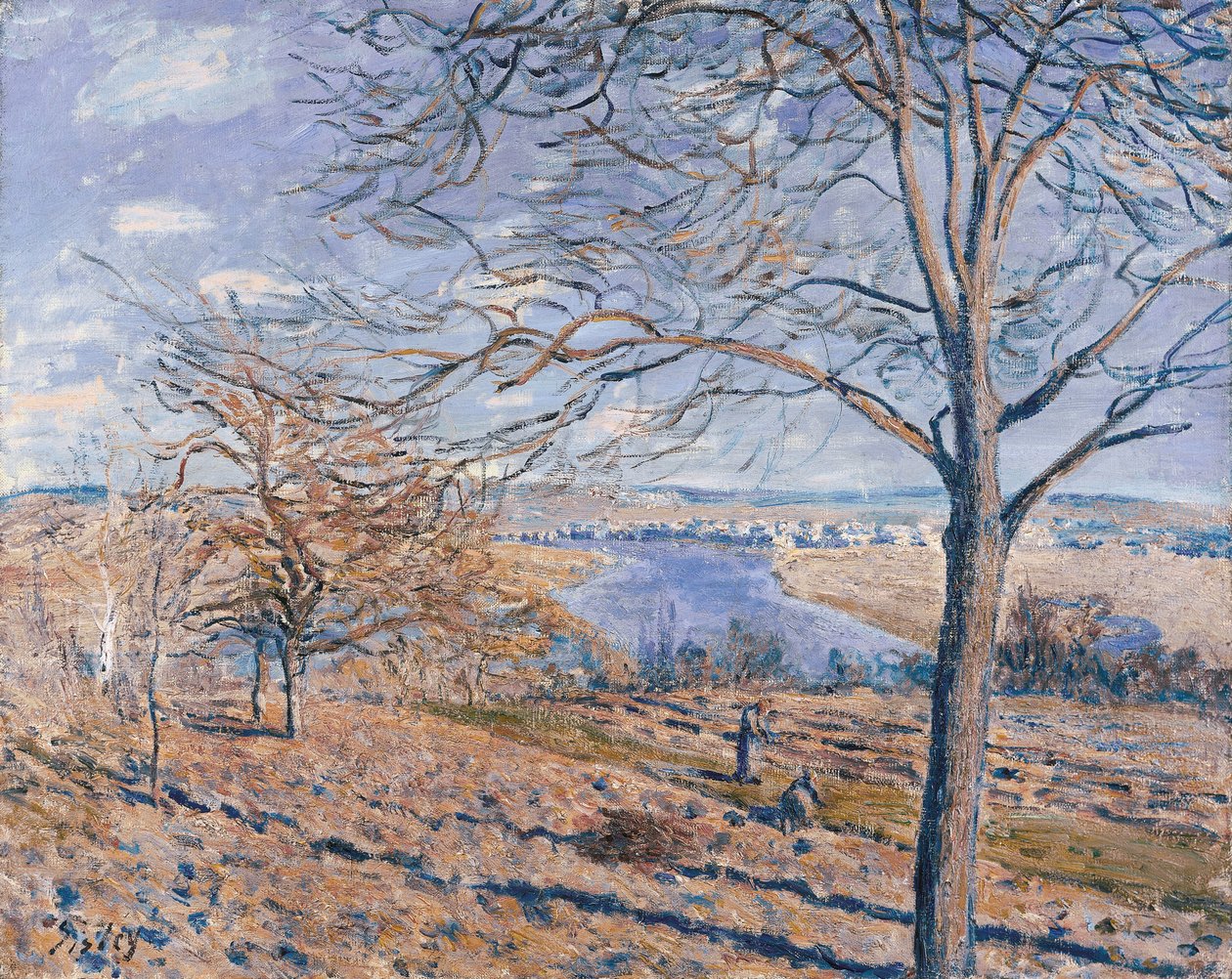 Bankerne i Loing af Alfred Sisley