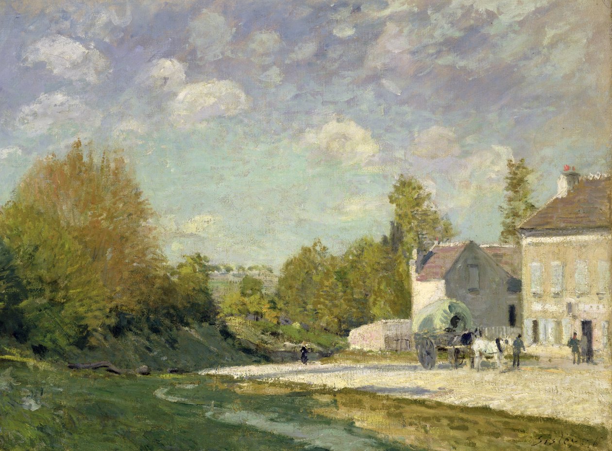 Landskabet af Alfred Sisley