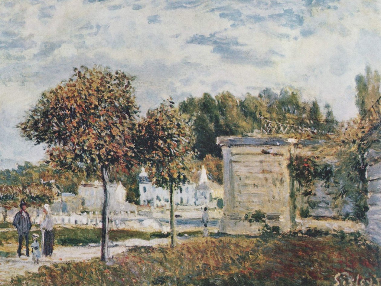 Oversvømmelse af Marly af Alfred Sisley