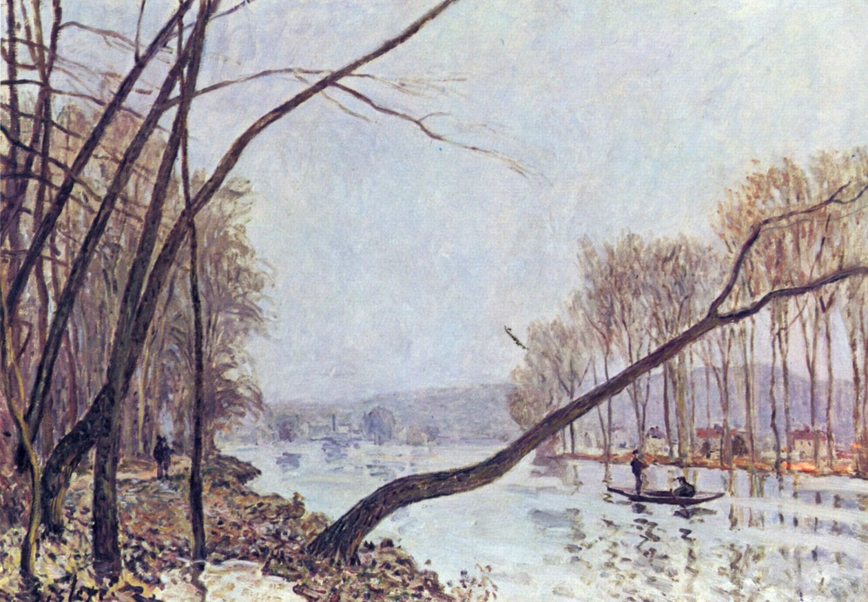 Bankerne ved Seinen i efteråret af Alfred Sisley