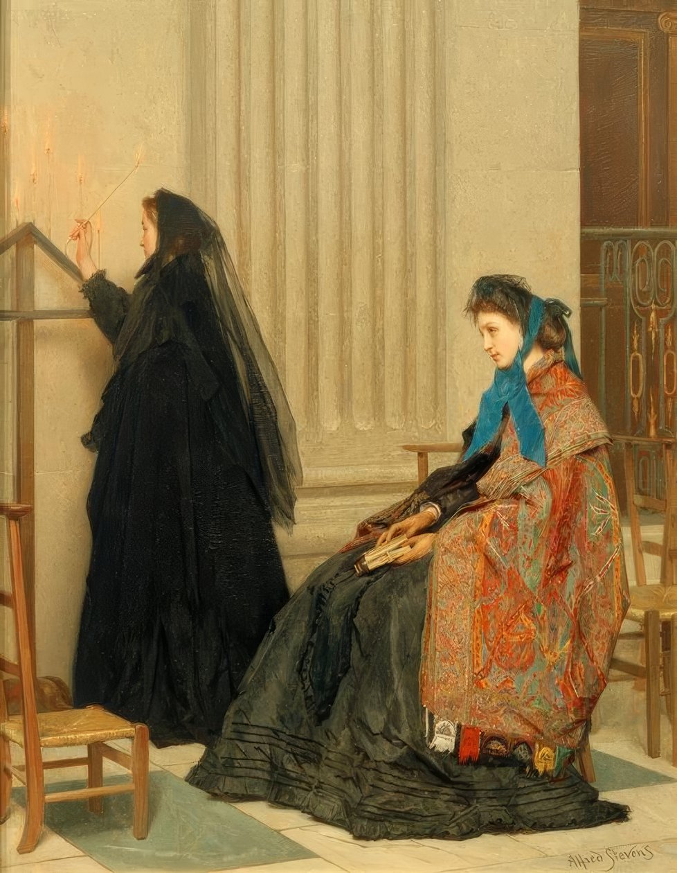 A.Stevens, In Memoriam af Alfred Emile Stevens
