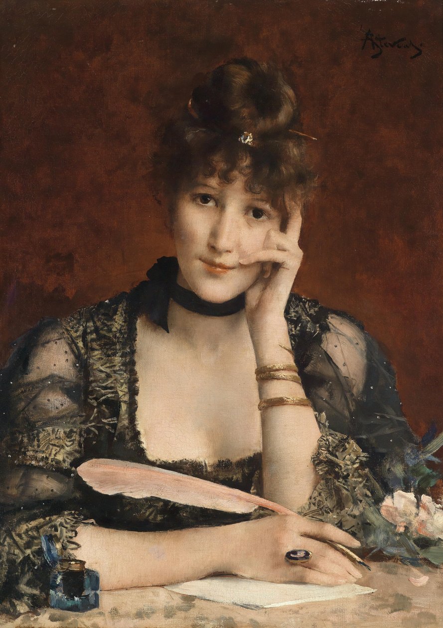 Brevet af Alfred Emile Stevens