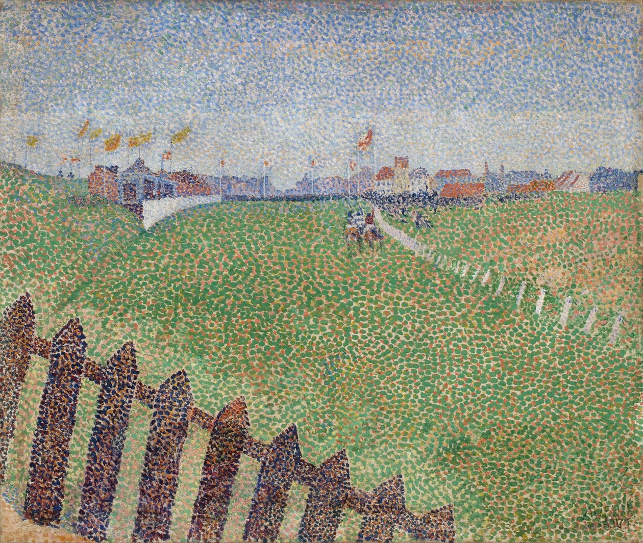 Wellington Racecourse i Drizzle (Ostende) af Alfred William Finch