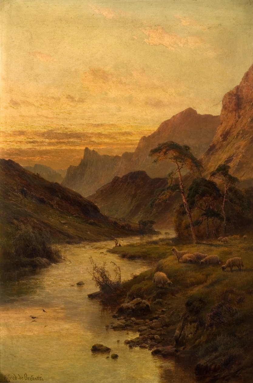 Flodfoyer ved Abertarff af Alfred de Breanski