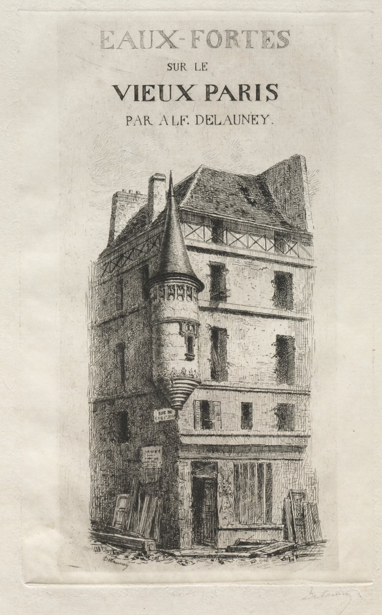 Rue de coq Saint-Jean tårn af Alfred Alexandre Delauney
