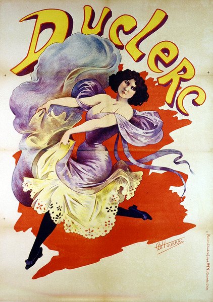 Duclerc plakat (farve litho) af Alfred Choubrac