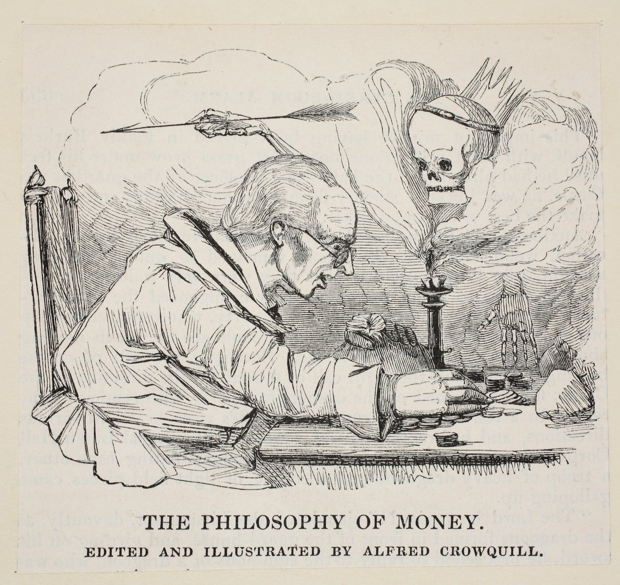 The Philosophy of Money, pub. C. 1842 af Alfred Crowquill