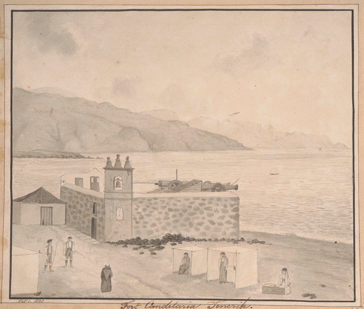 Fort Candelaria, Tenerife af Alfred Diston