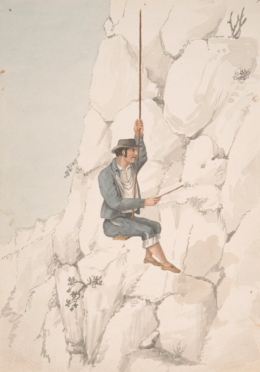 Gomero, Orchilla-samler af Alfred Diston