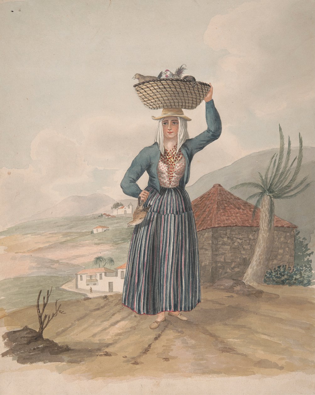 Kvinde fra Victoria, Tenerife af Alfred Diston