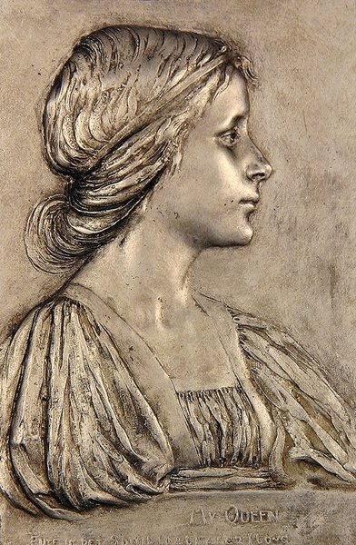 My Queen Pure (bronze) af Alfred Drury