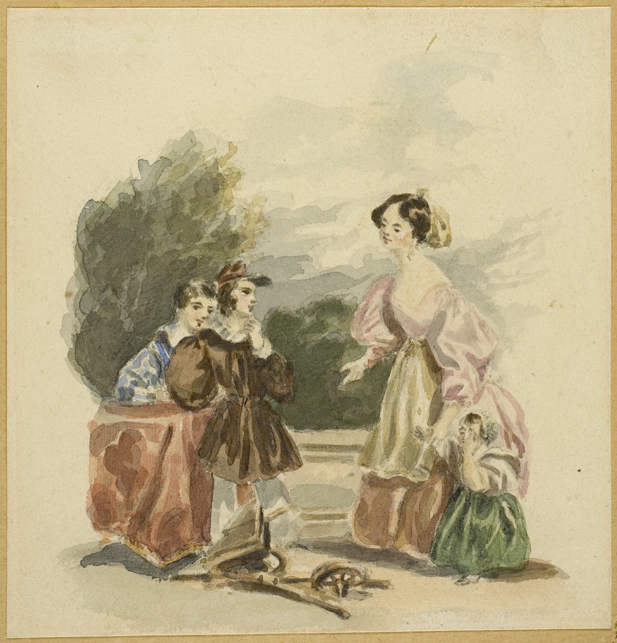 Det ødelagte legetøj af Alfred Edward Chalon