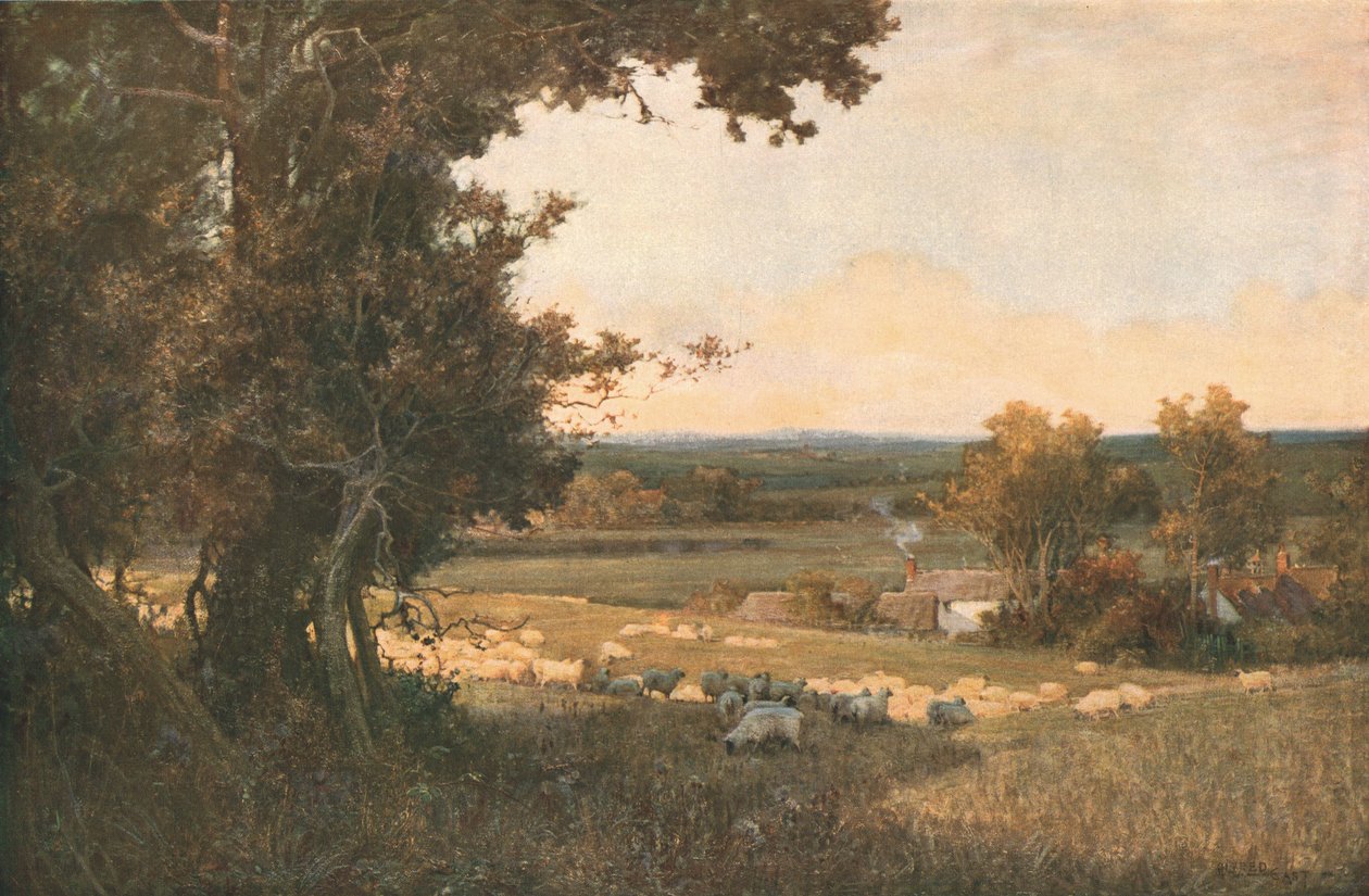 Den Gyldne Dal, c1893, c1930. af Alfred East
