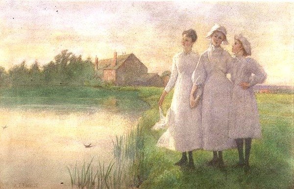Møllerens døtre af Alfred Edward Emslie