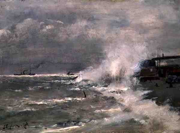 Le Havre af Alfred Emile Stevens