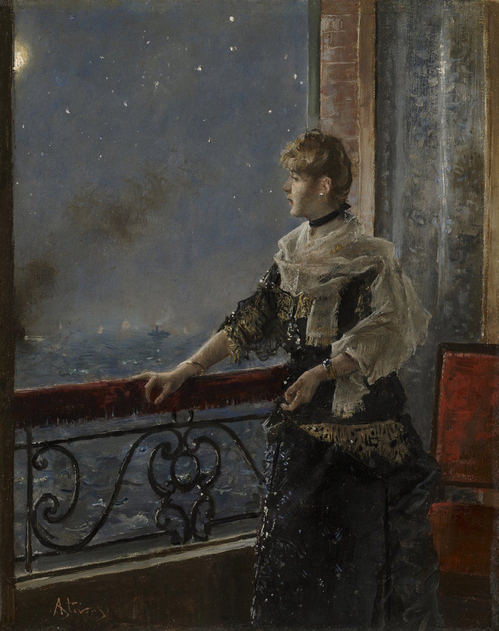 Måneskin af Alfred Emile Stevens