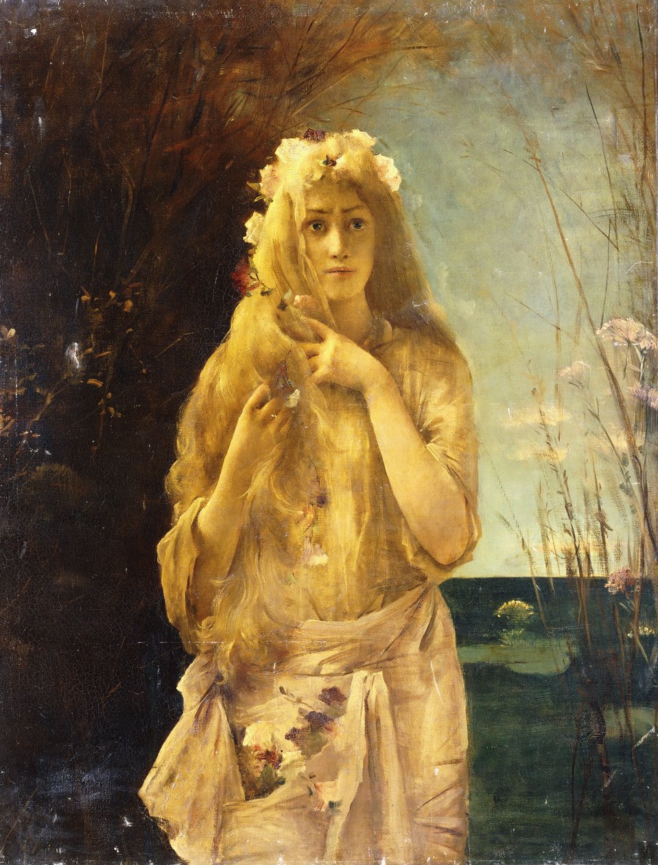 Ophelia, af Alfred Emile Stevens