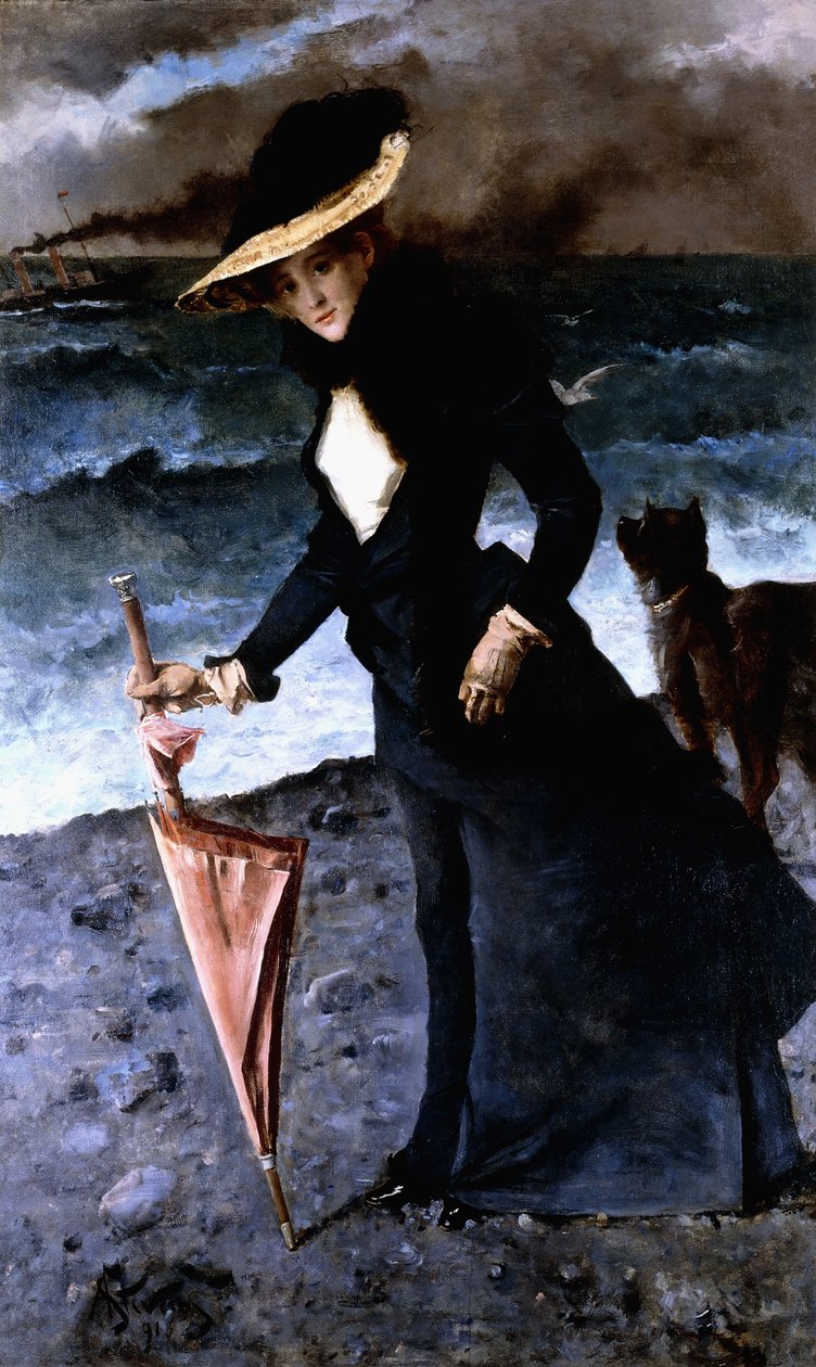 Gale, 1891 af Alfred Emile Stevens