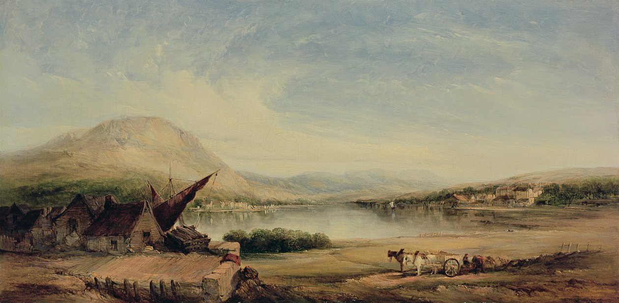Lakeside View, 1800-tallet af Alfred Gomersal Vickers