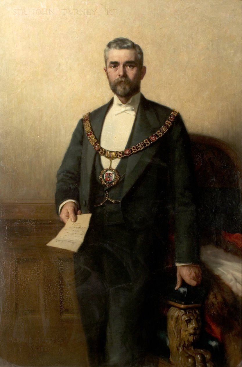 Alderman Sir John Turbey, Kt, 1889 af Alfred Hartley