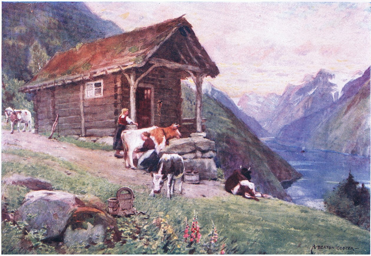 En Saeter af Alfred Heaton Cooper