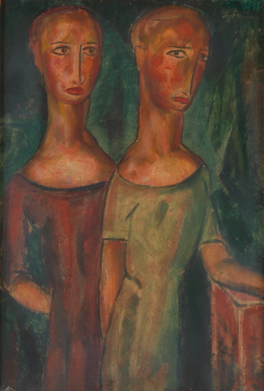 Dualitet, ca. 1925-1930. af Alfred Henry Maurer