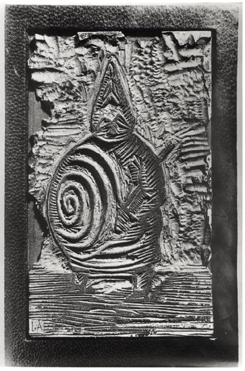 Ubu Roi (træbloktryk) af Alfred Jarry