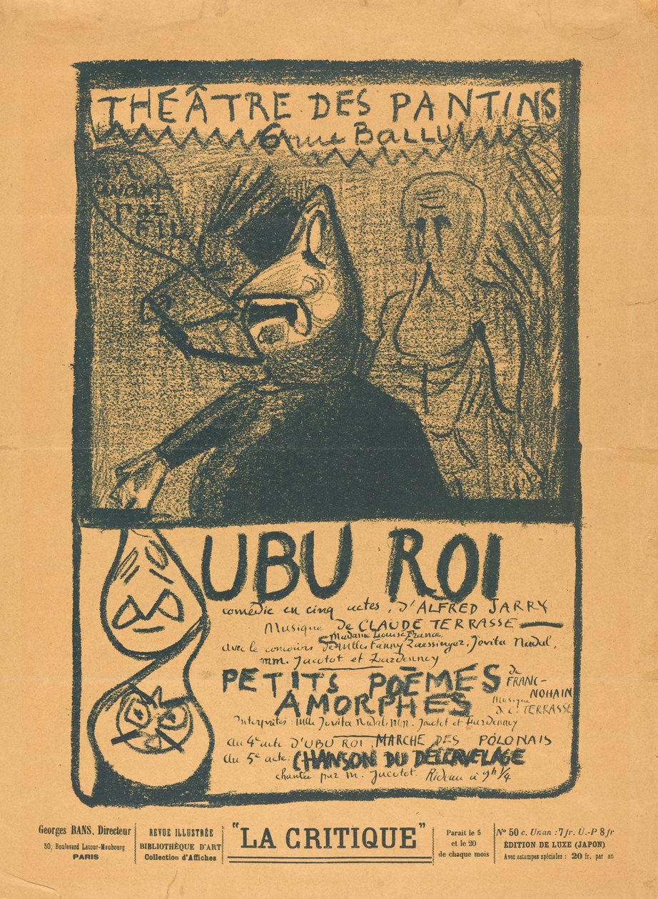 Ubu konge; Amorfe små digte af Alfred Jarry