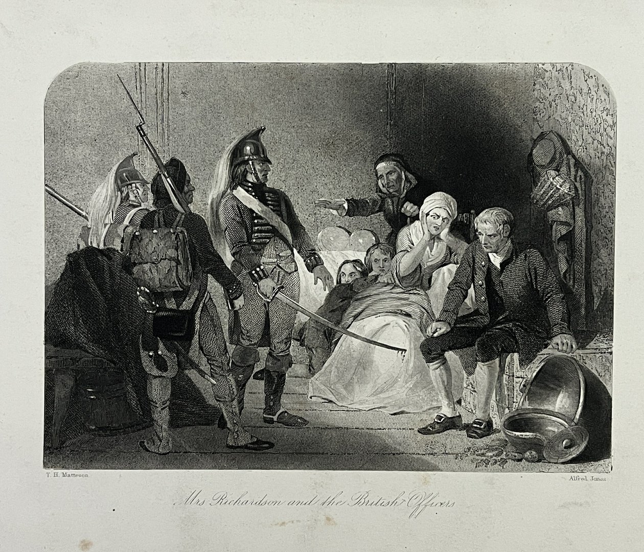 Fru Richardson og de britiske officerer af Alfred Jones